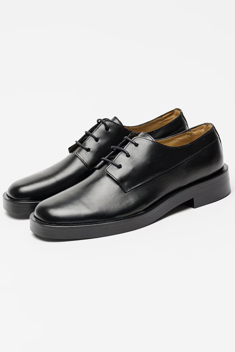 CALVIN KLEIN Кожени обувки Derby Черен