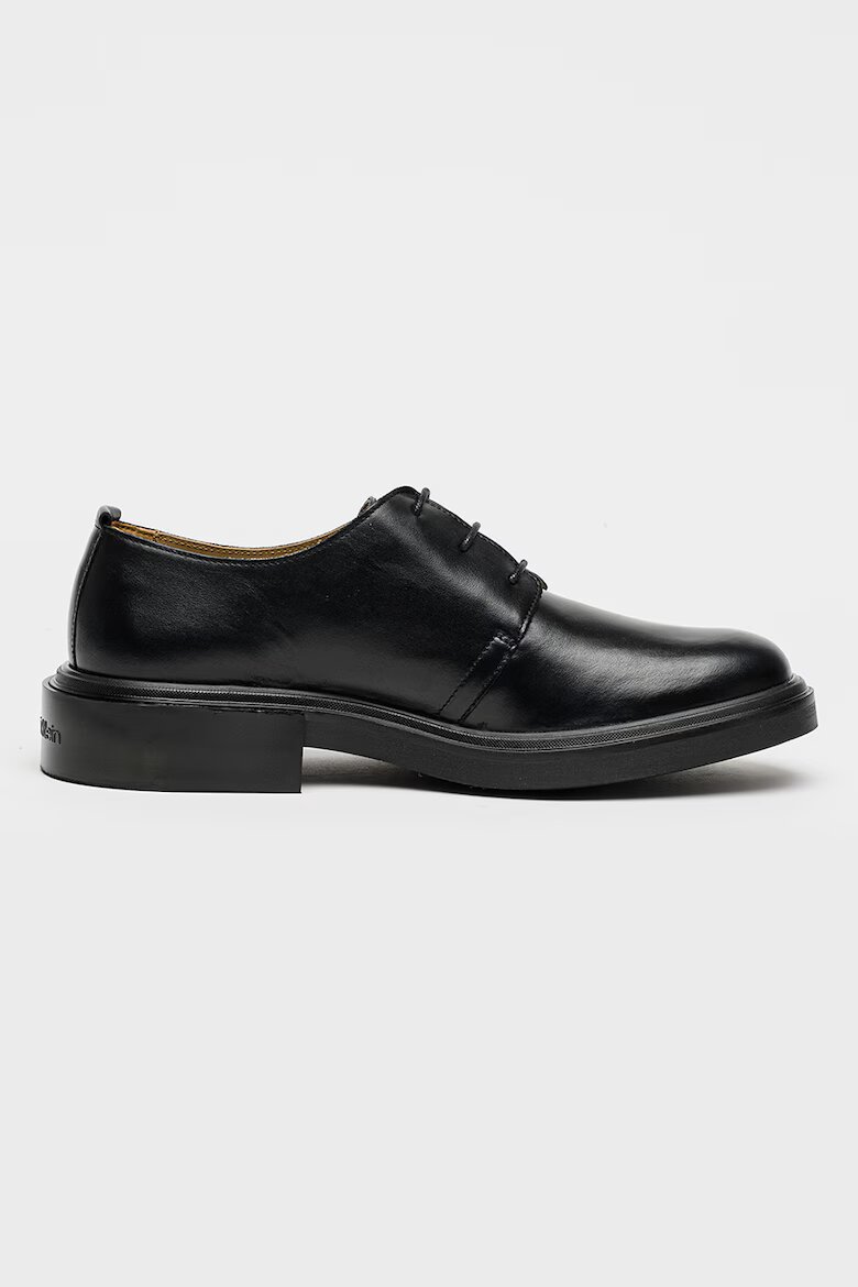 CALVIN KLEIN Кожени обувки Derby Черен