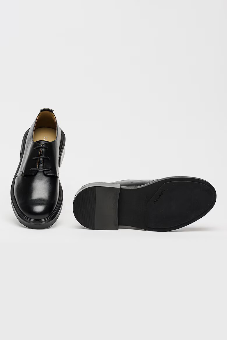 CALVIN KLEIN Кожени обувки Derby Черен