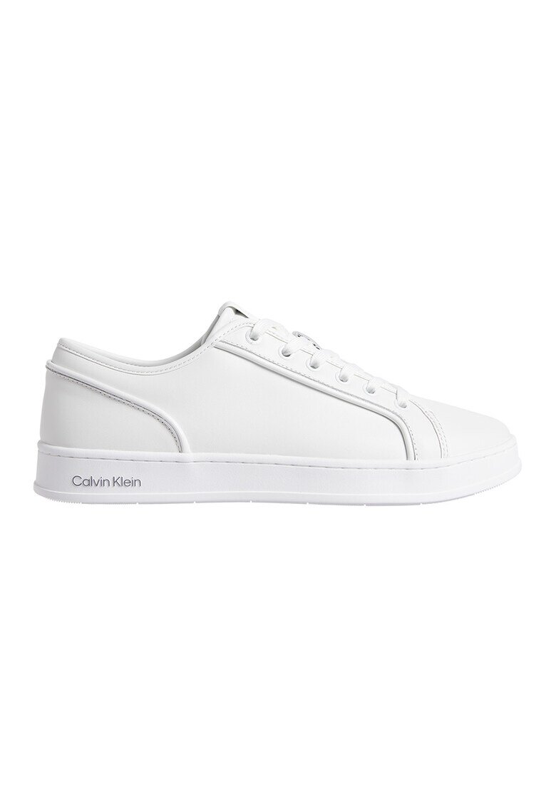 CALVIN KLEIN Кожени спортни обувки с връзки