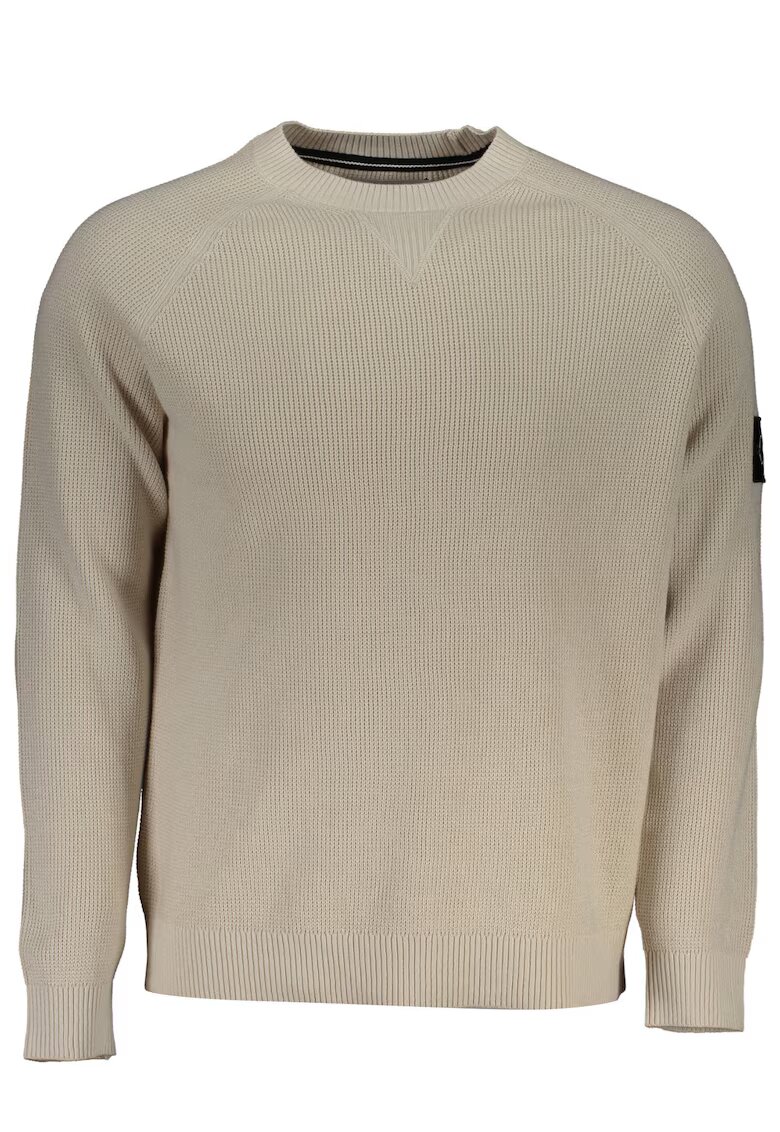 CALVIN KLEIN Мъжка блуза - 100% памук - бежово - J30J323412