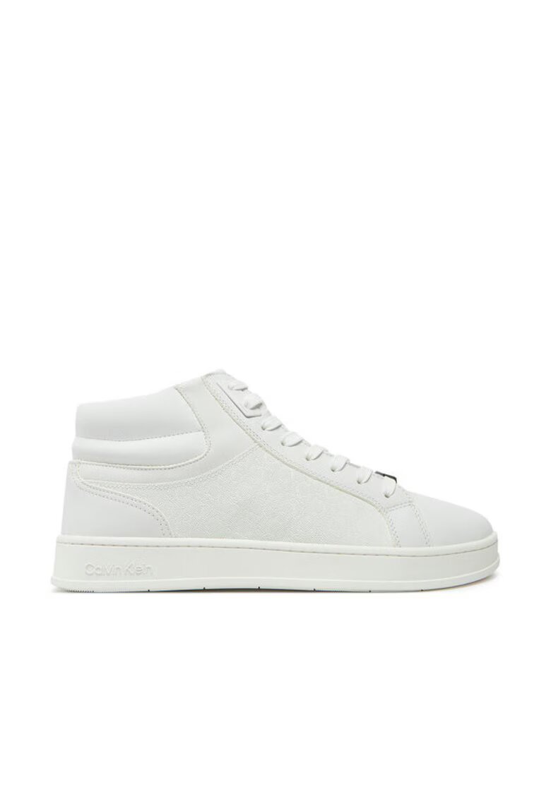 CALVIN KLEIN Мъжки кецове - 304567421 - естествена кожа - бели