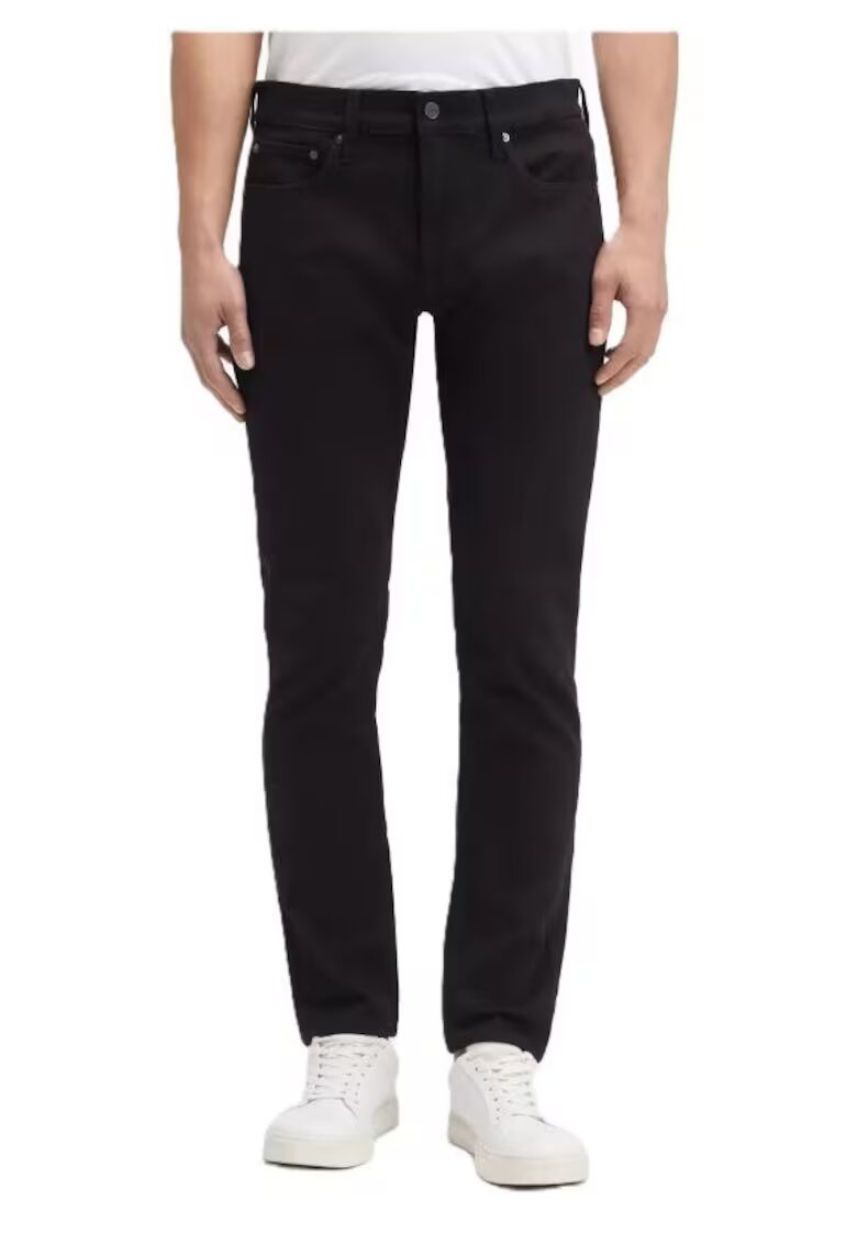 CALVIN KLEIN Мъжки панталони FOREVER BLACK SLIM - памук - - 38-L32