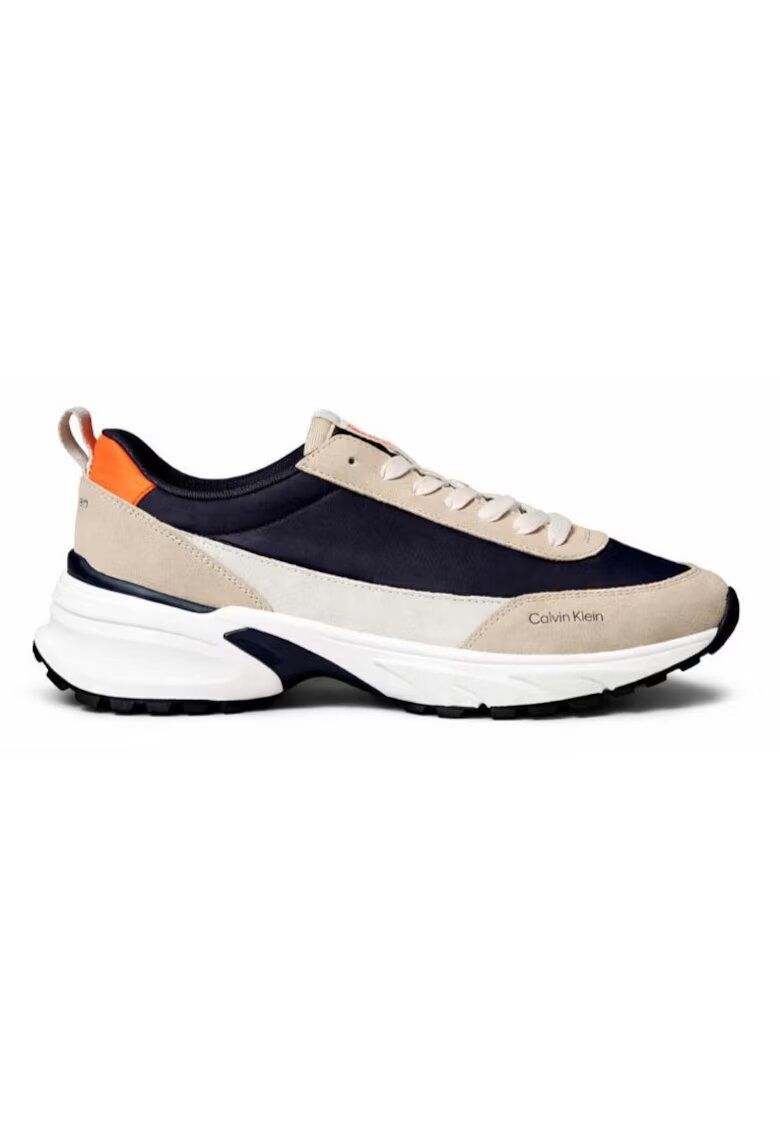 CALVIN KLEIN Мъжки спортни обувки HIKE RUNNER CASUAL NY-SU - Естествена кожа - Многоцветни