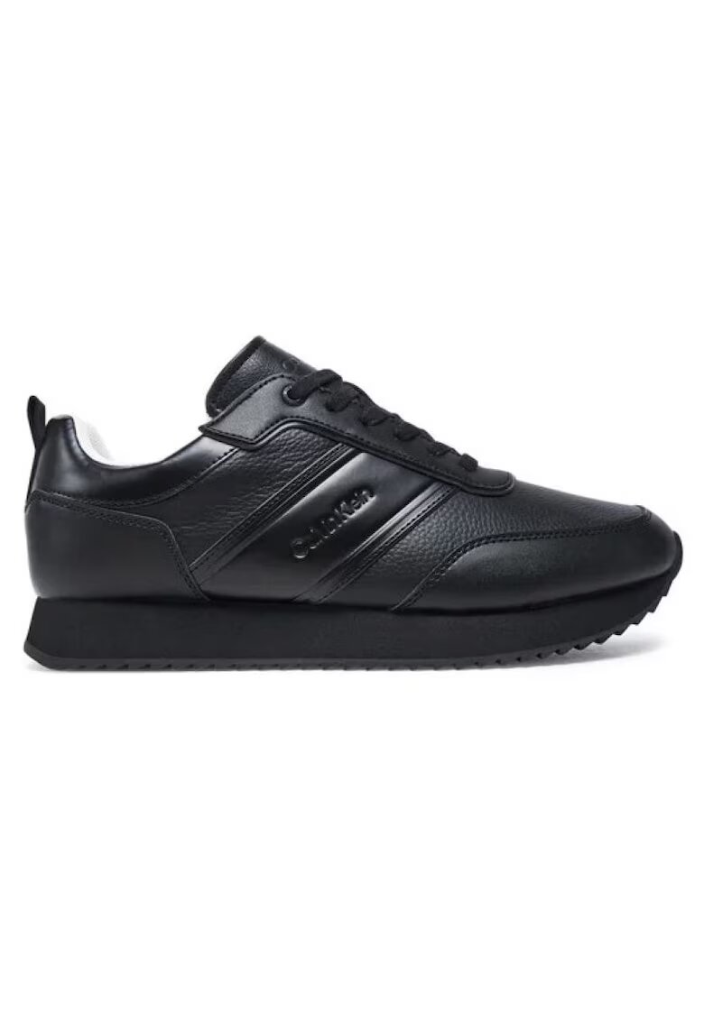 CALVIN KLEIN Мъжки спортни обувки ниски с връзки и лого - HM0HM01654-0GJ - Черни