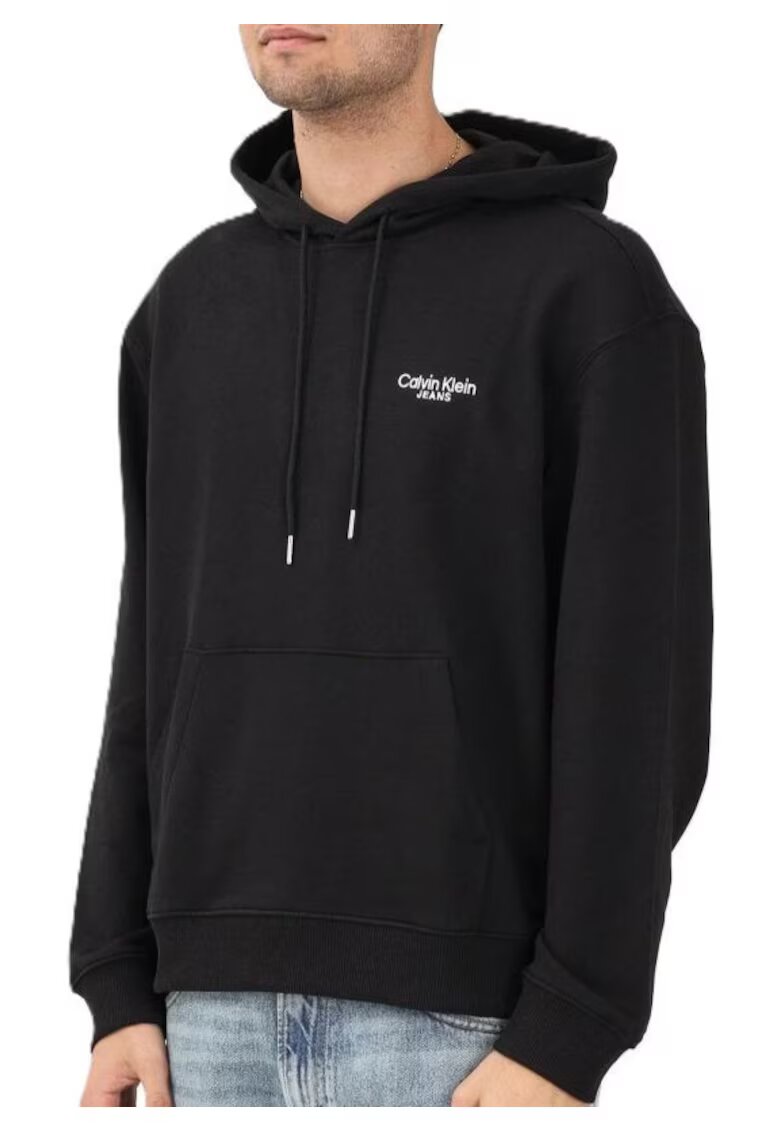 CALVIN KLEIN Мъжки суичър LS LOGO BACK PRINT HOODIE - Памук -