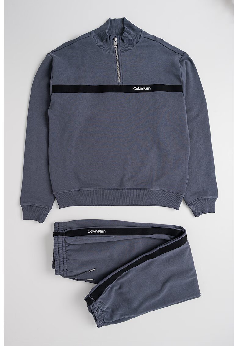 CALVIN KLEIN Памучен спортен екип - Въглен сиво