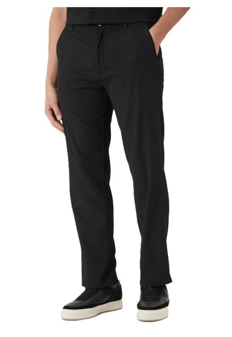 CALVIN KLEIN Панталони STRAIGHT SEERSUCKER HALF ELASTIC-LV04LF609G-UB1
