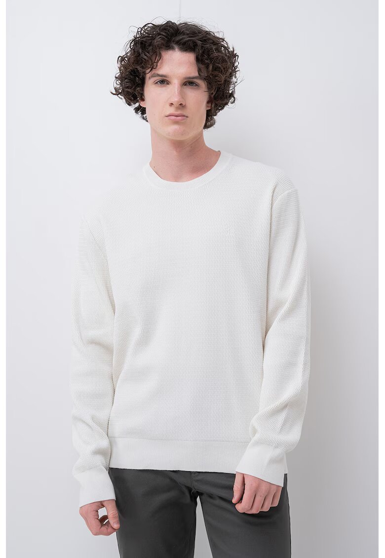 CALVIN KLEIN Поло с овално деколте