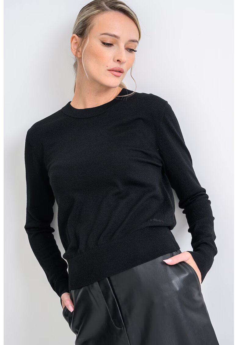 CALVIN KLEIN Пуловер с вълна