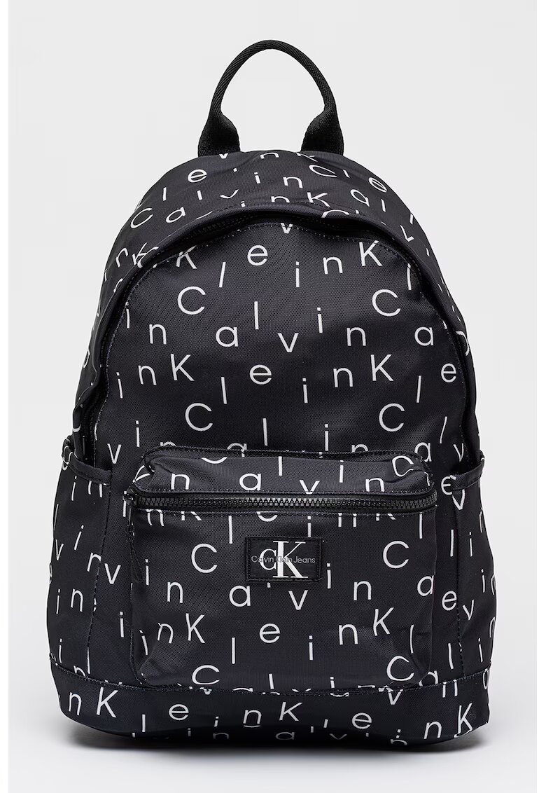 CALVIN KLEIN Раница с лого - Антрацитно сиво