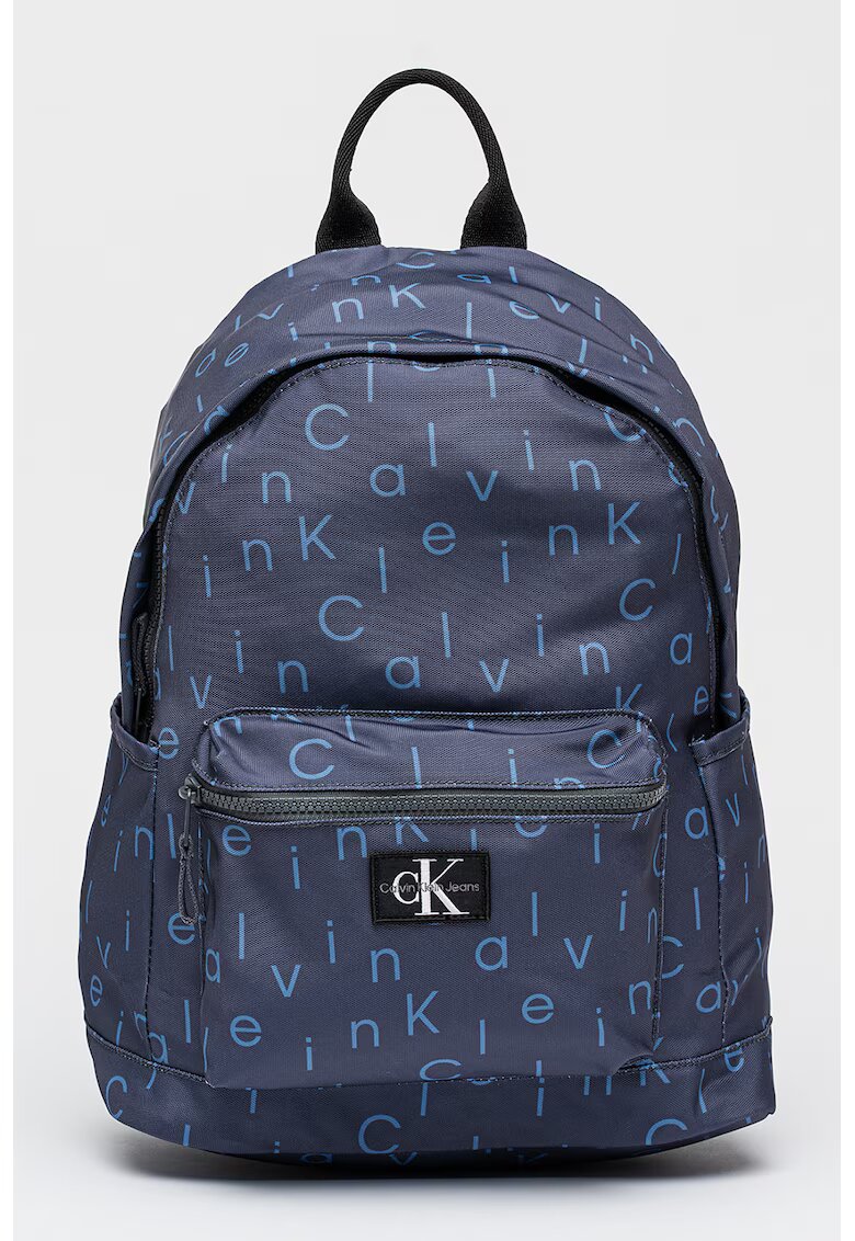CALVIN KLEIN Раница с лого - Въглен сиво