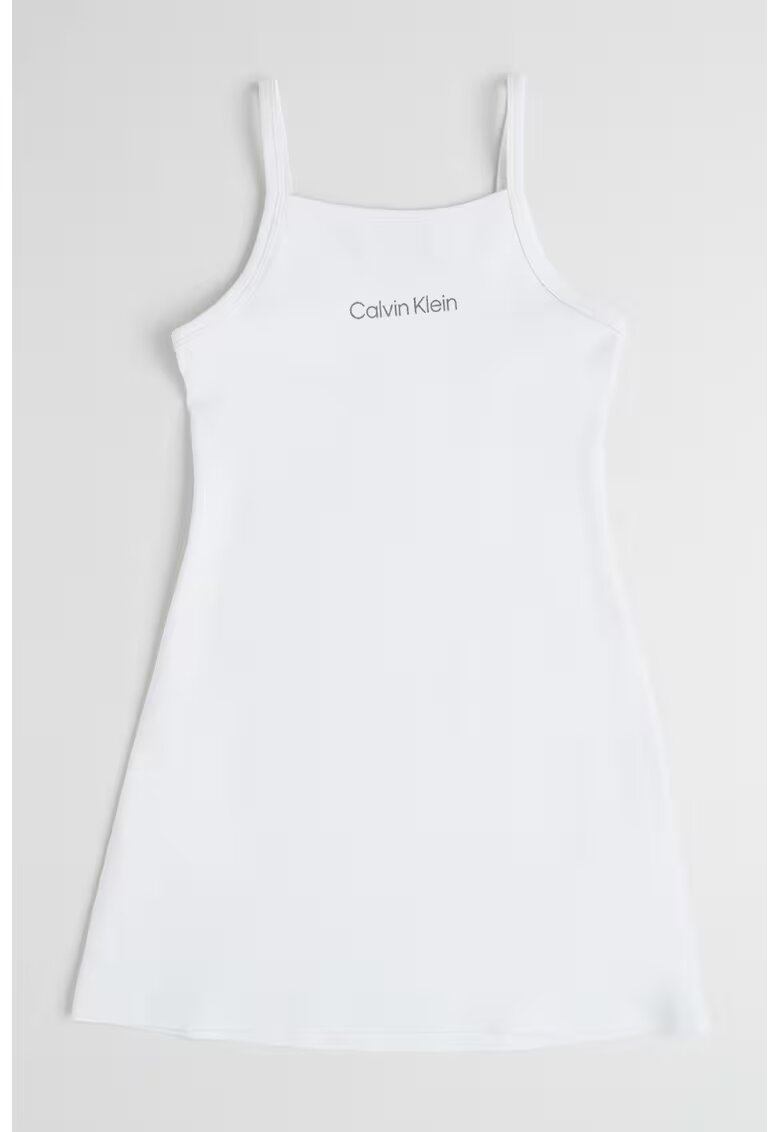 CALVIN KLEIN Разкроена рокля без ръкави
