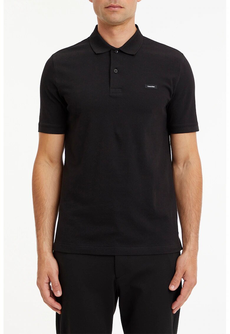 CALVIN KLEIN Слим тениска с яка