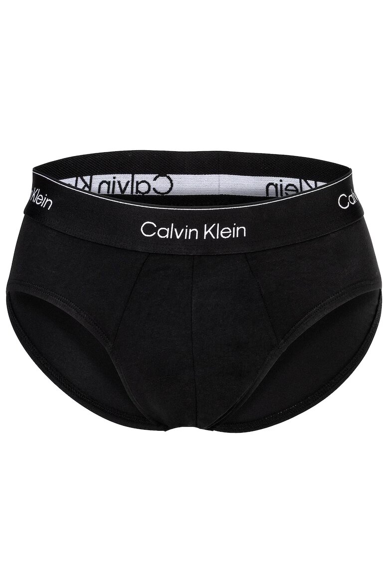CALVIN KLEIN Слипове с лого - 3 чифта Черен