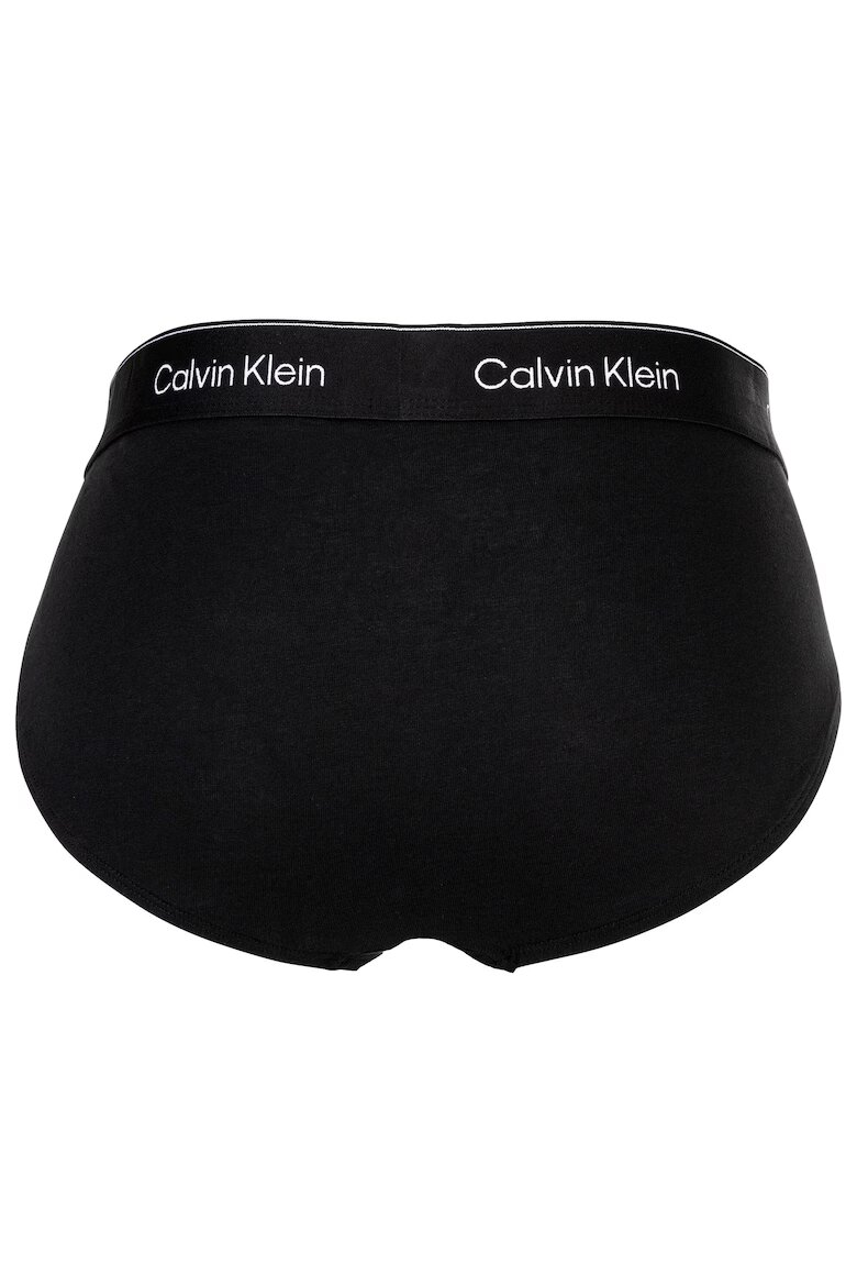 CALVIN KLEIN Слипове с лого - 3 чифта Черен