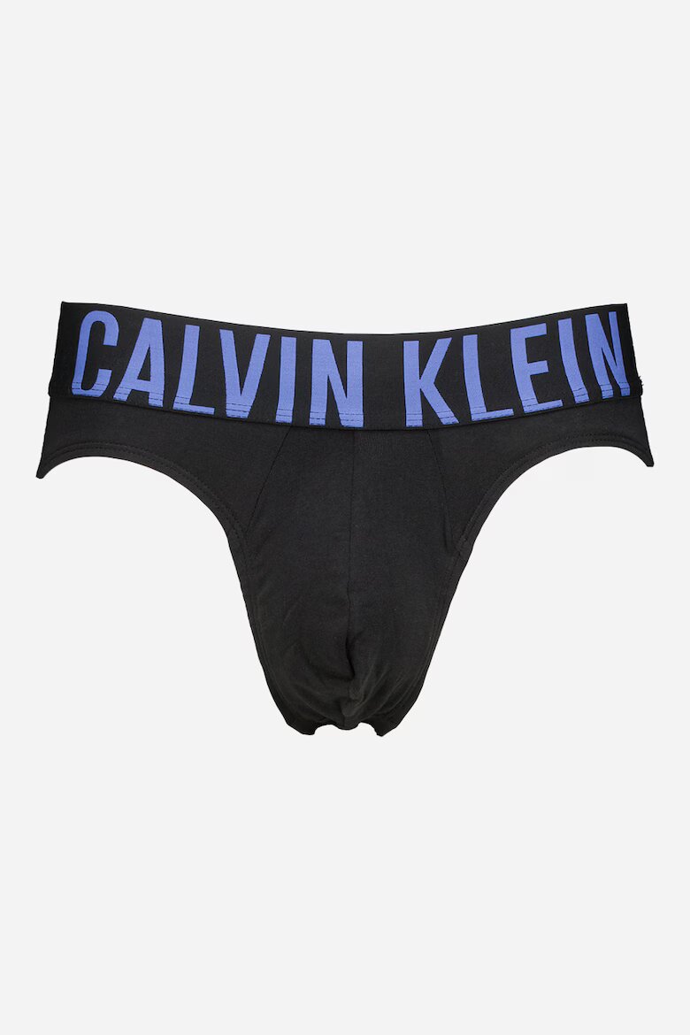 CALVIN KLEIN Слипове с лого 3 чифта Черен/Син