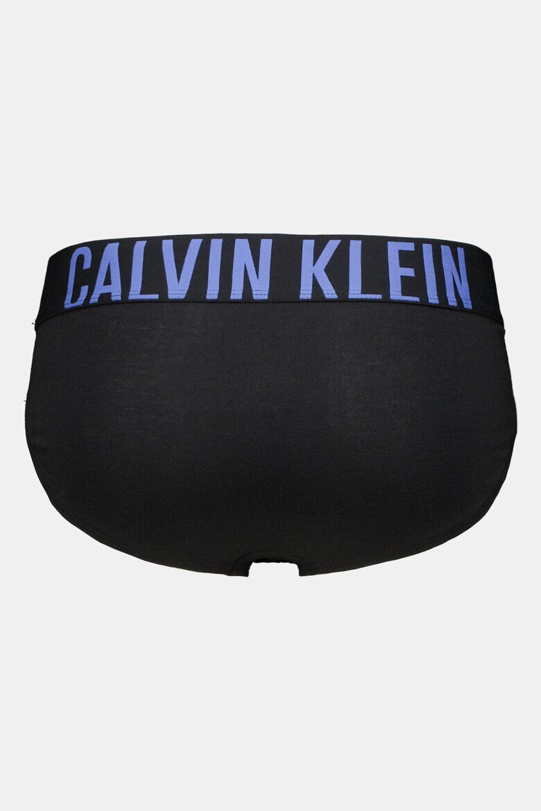 CALVIN KLEIN Слипове с лого 3 чифта Черен/Син