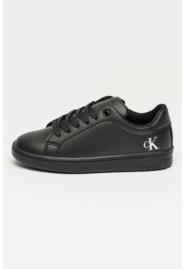 CALVIN KLEIN Спортни обувки от еко кожа - Черен