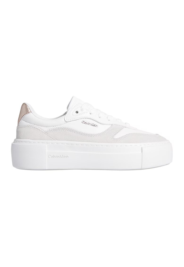 CALVIN KLEIN Спортни обувки с равна платформа и велур