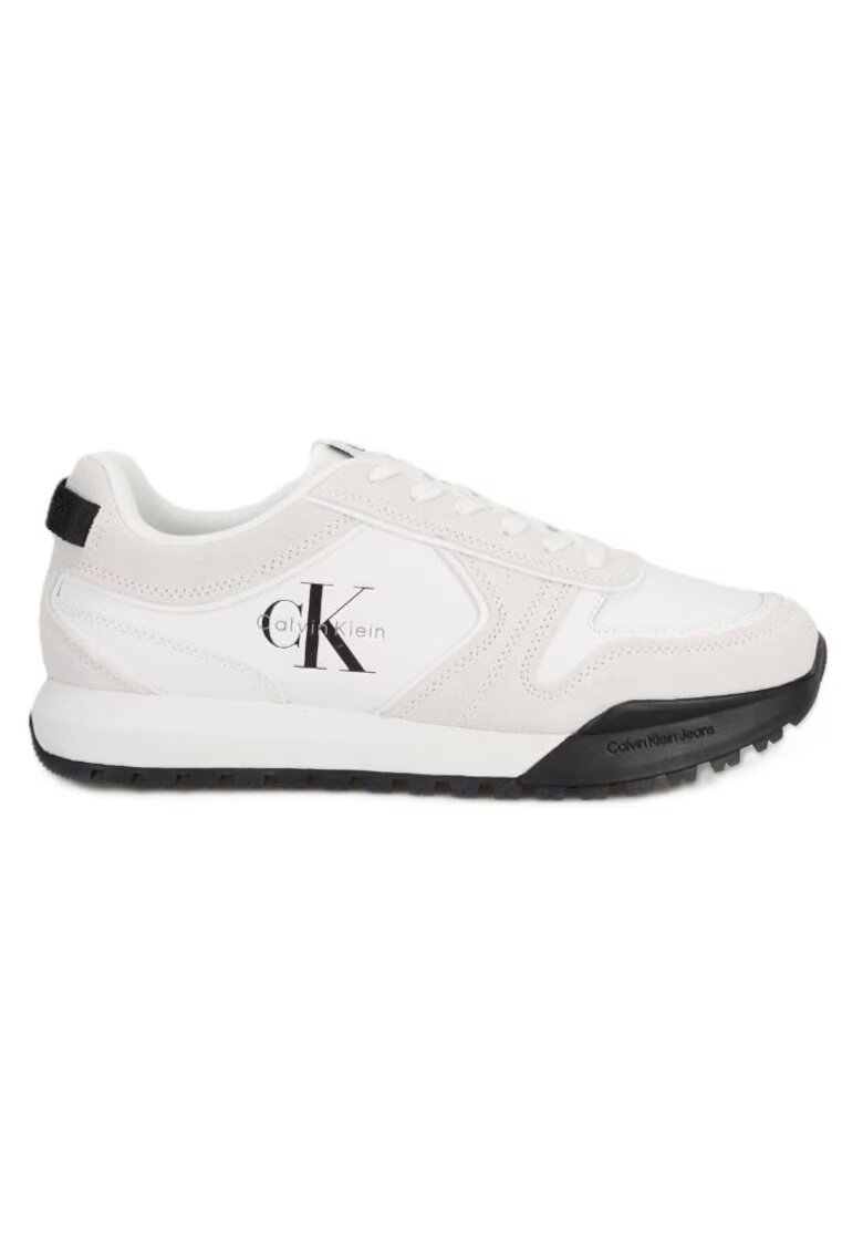 CALVIN KLEIN Спортни обувки TOOTHY RUNNER IRREGULAR LINES-YM0YM01461-01W