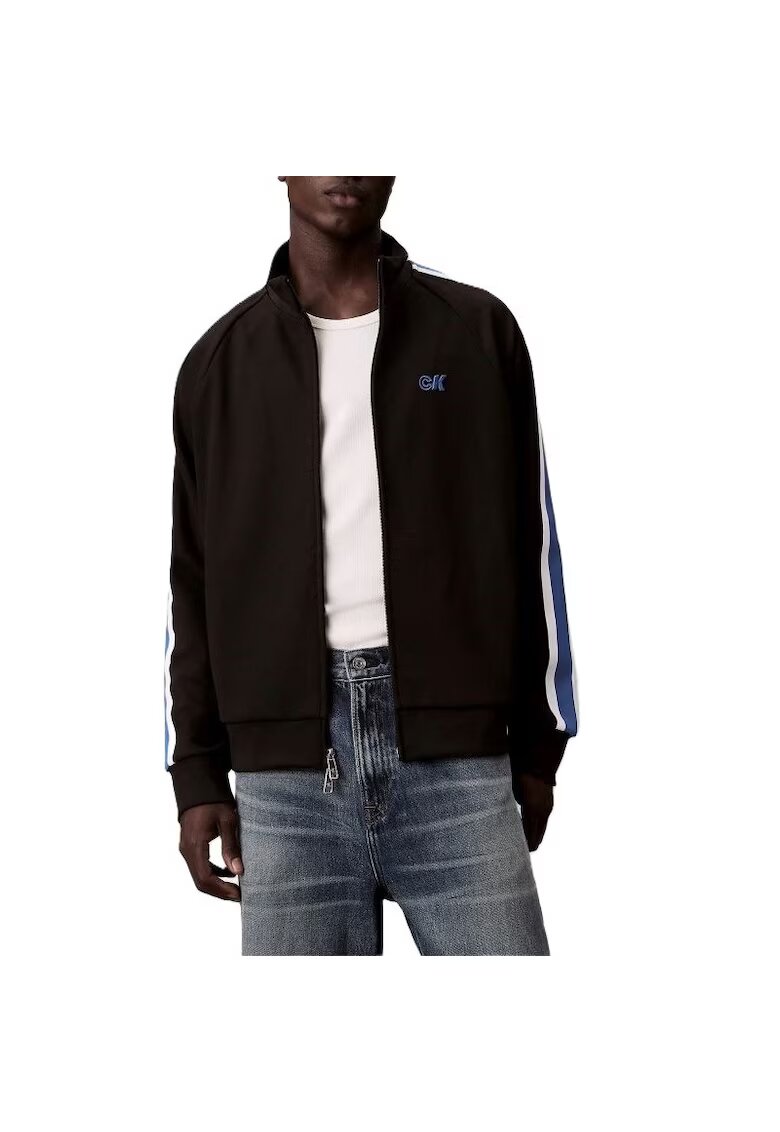 CALVIN KLEIN Суитшърт с цип STRETCH TWILL TRACK JACKET-LV04RC231G-UB1