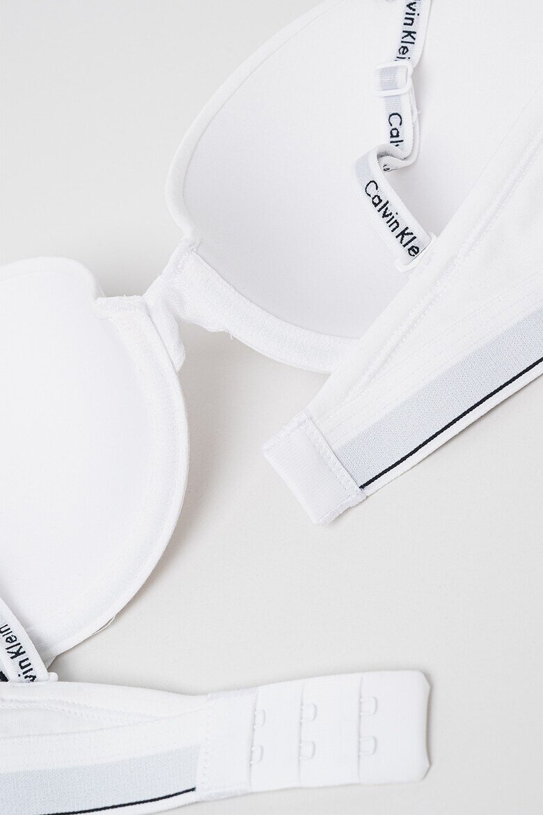 CALVIN KLEIN Сутиен с повдигащ ефект Бял