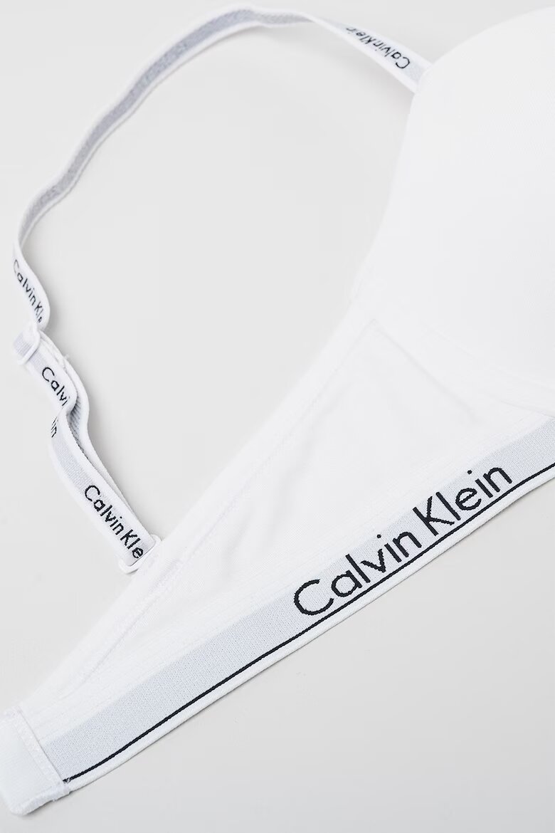 CALVIN KLEIN Сутиен с повдигащ ефект Бял