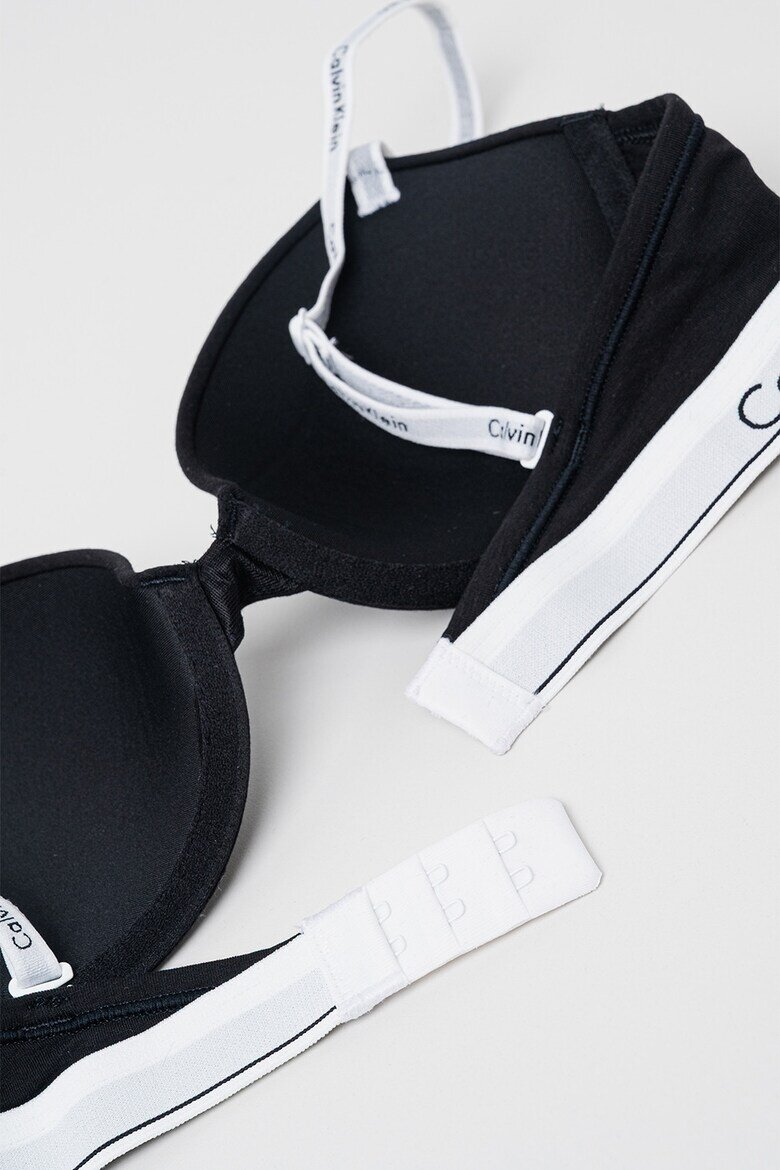 CALVIN KLEIN Сутиен с повдигащ ефект Черен
