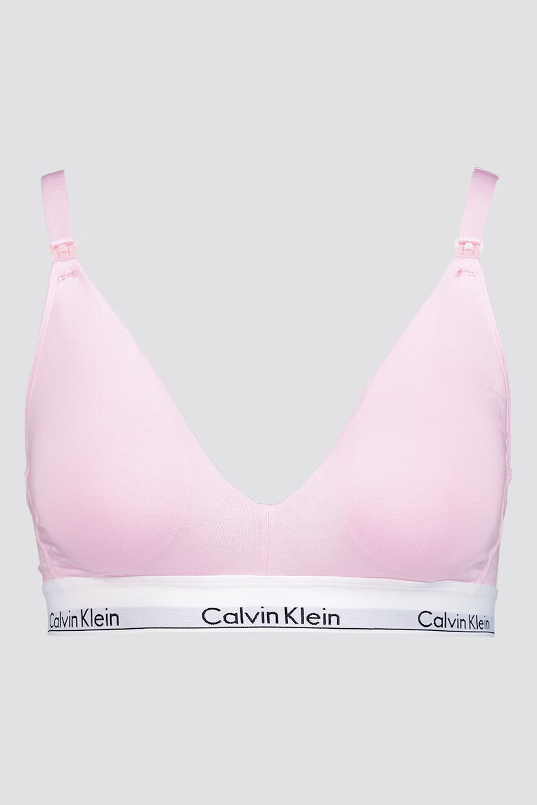 CALVIN KLEIN Сутиен за бременни с модал Бял/Пастелнорозов