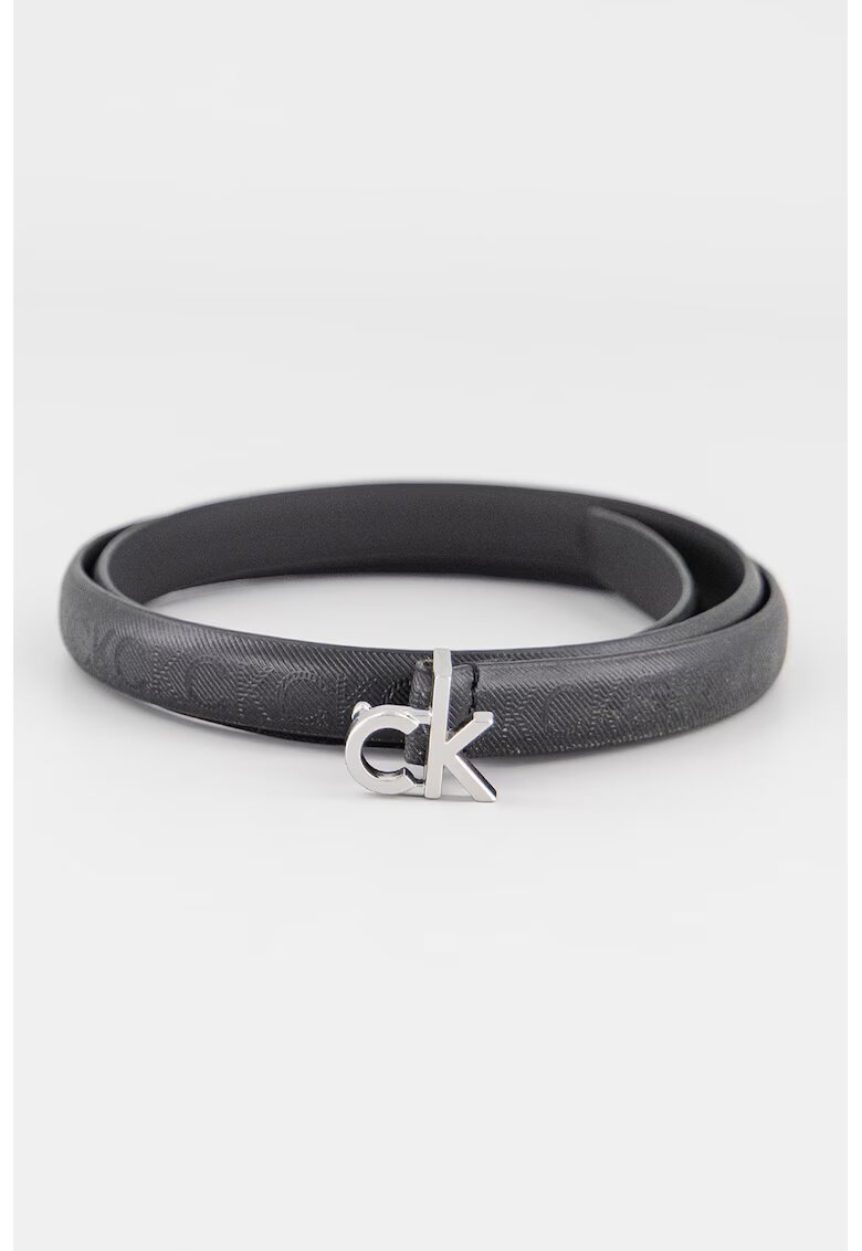 CALVIN KLEIN Тънък кожен колан