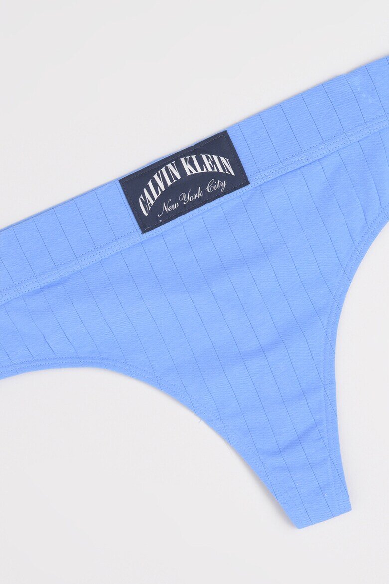 CALVIN KLEIN Танга с лого Лавандула