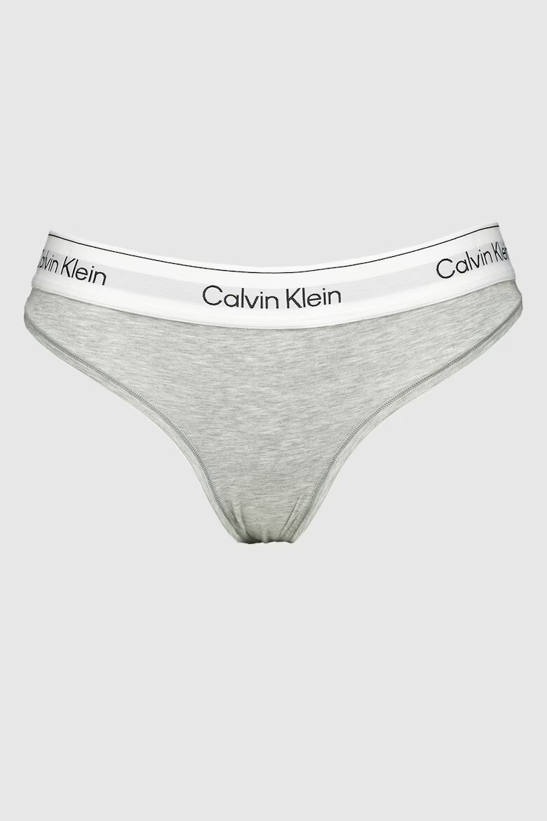 CALVIN KLEIN Танга с модал Светло сив