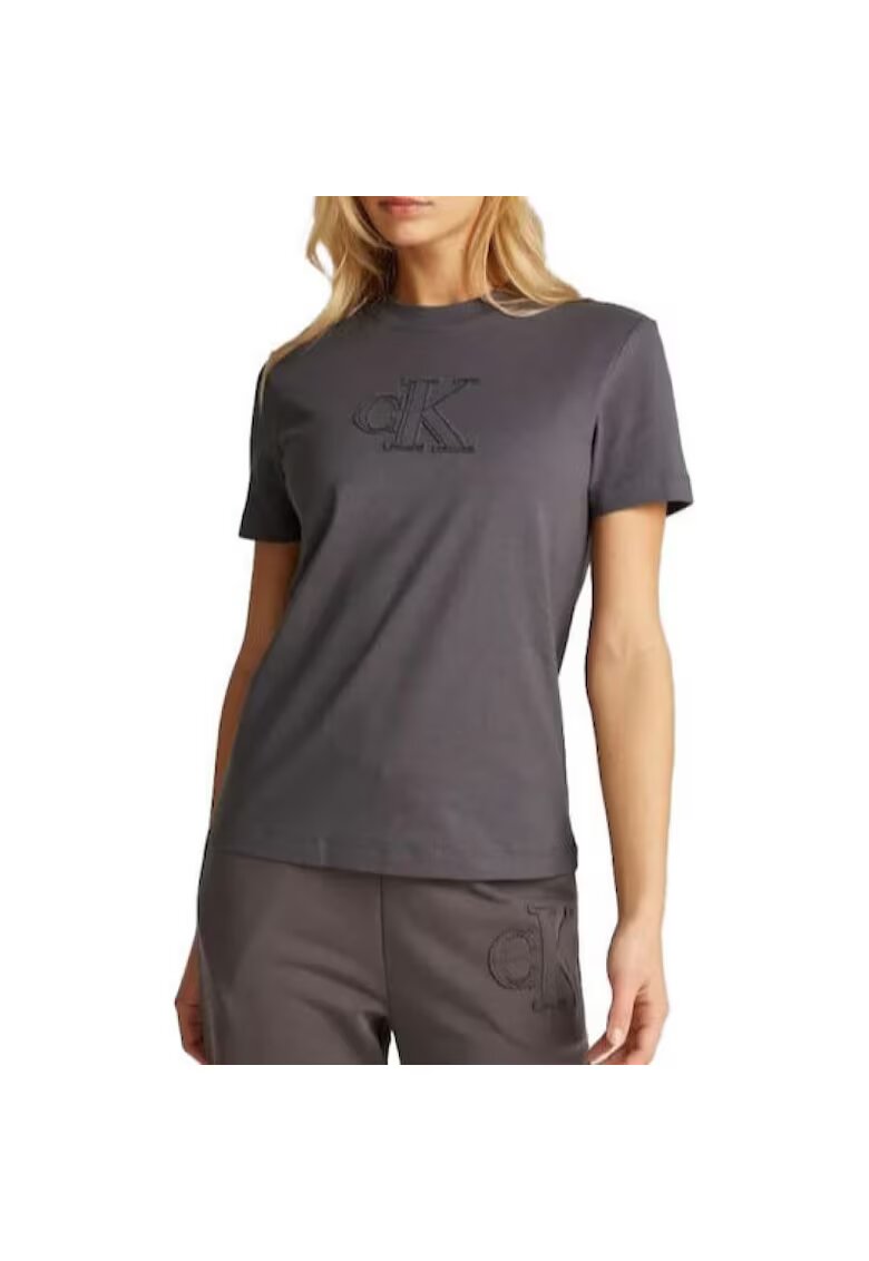 CALVIN KLEIN Тениска CK APPLIQUE REGULAR TEE-J20J225256-PMP