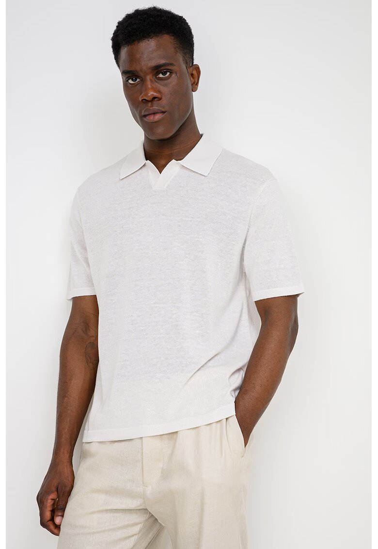 CALVIN KLEIN Тениска с лен