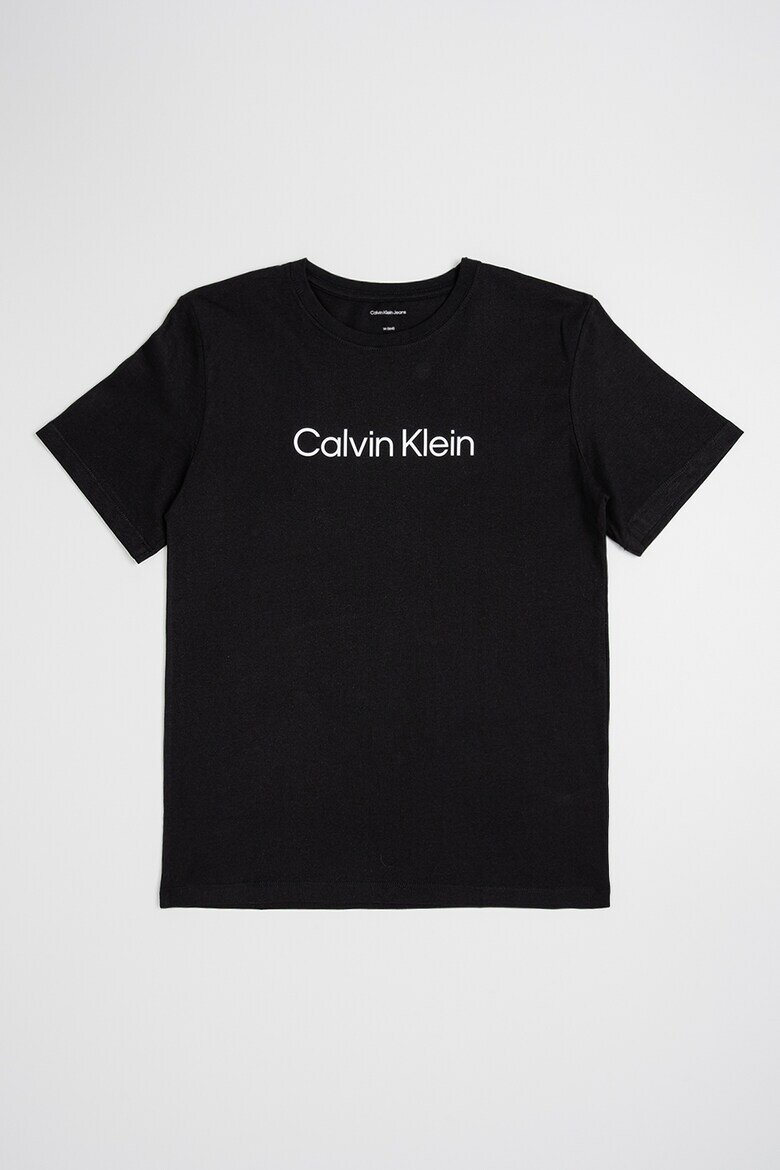 CALVIN KLEIN Тениска с лого 2 чифта Черен/Бял