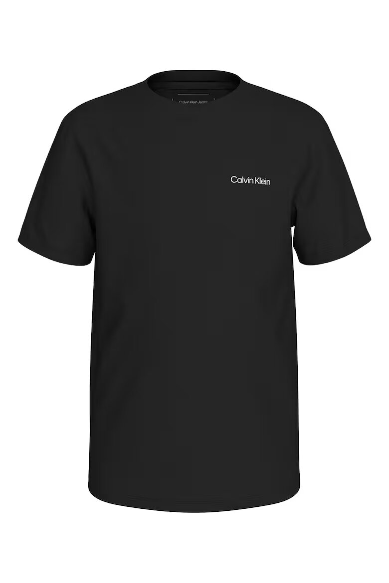 CALVIN KLEIN Тениска с лого Черен