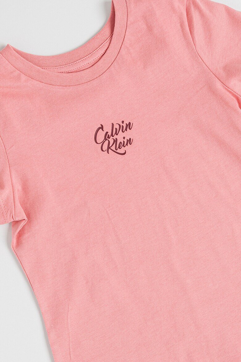 CALVIN KLEIN Тениска с лого Розово