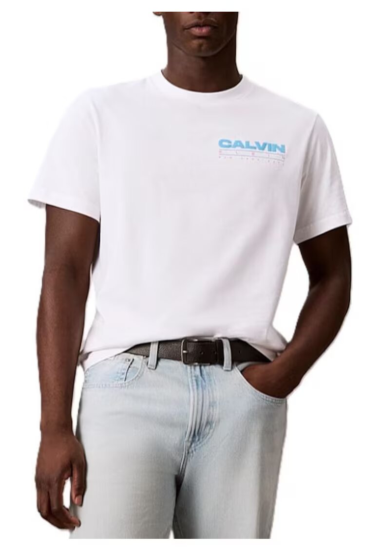 CALVIN KLEIN Тениска SS 20S CALVIN DISC STACK GRAPHIC-LV04RG827G-YAF