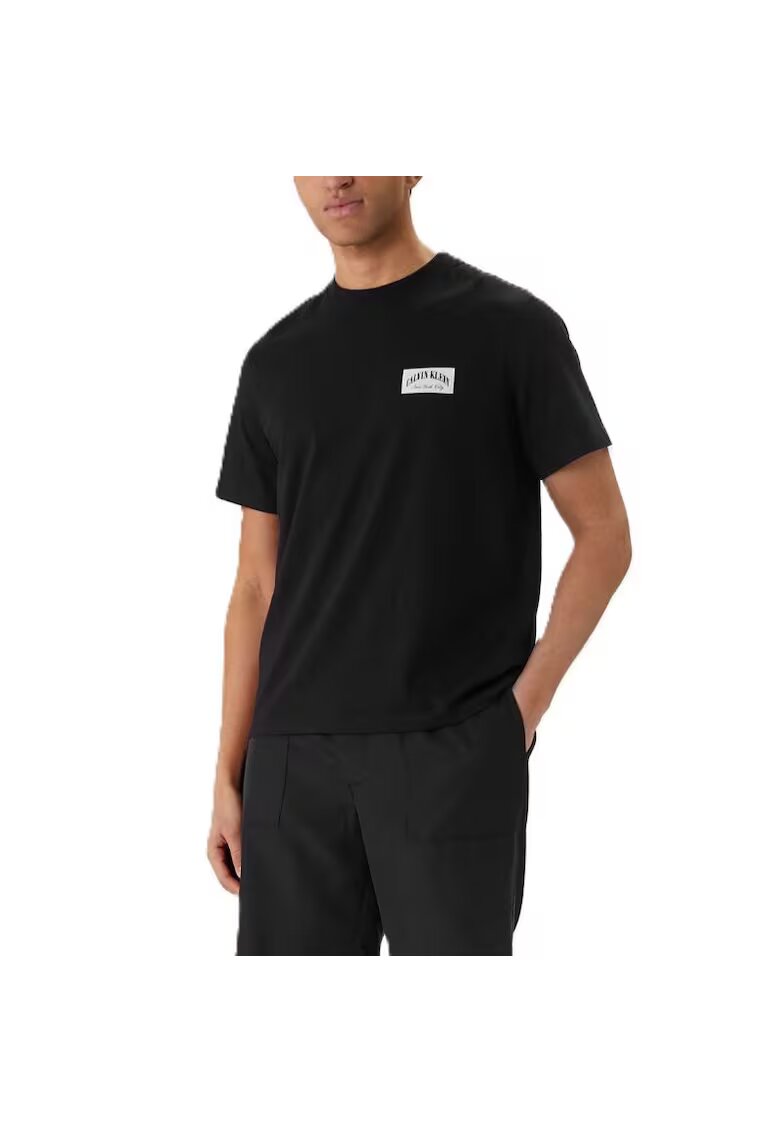 CALVIN KLEIN Тениска SS EASY COLLEGIATE BADGE TEE-LV04RF294G-UB1