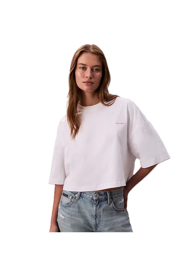 CALVIN KLEIN Тениска SS HVY JERSEY FASHION CROP TEE-LV044C208G-YAA