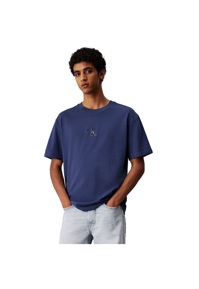 CALVIN KLEIN Тениска SS REL LIQUID CKMONOLOGO TEE-LV04RAB812-RLY