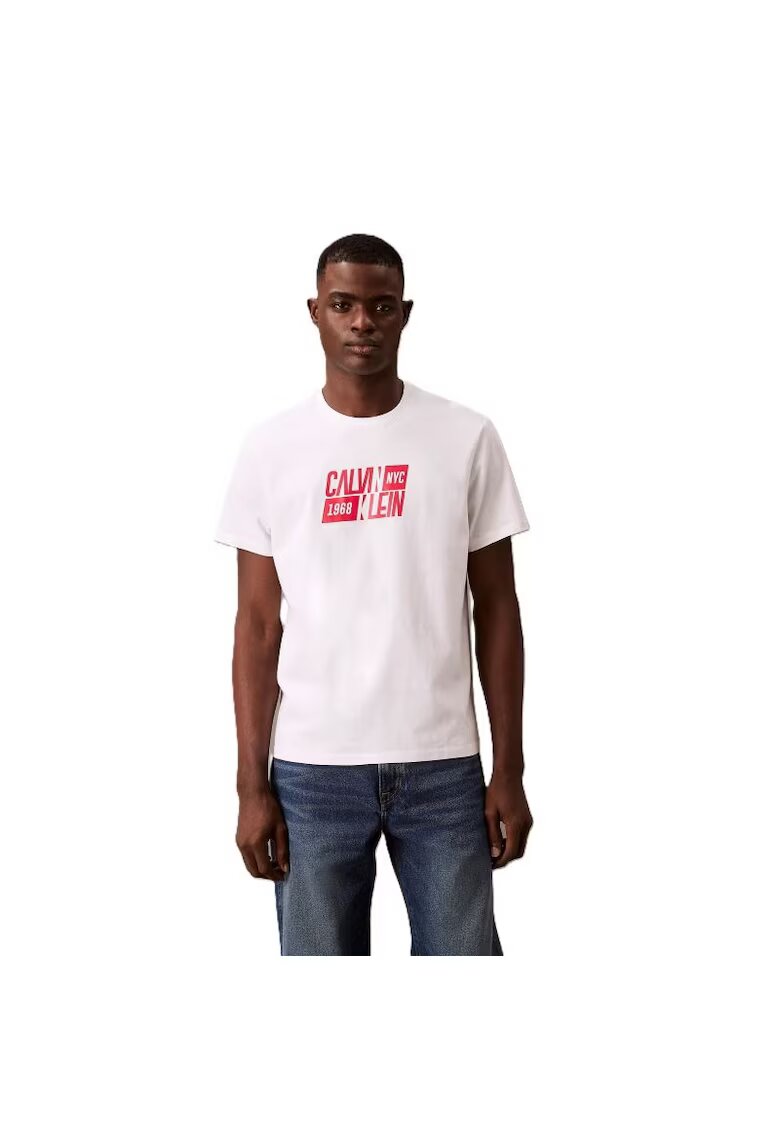 CALVIN KLEIN Тениска за мъже - ss sport logo classic cntee - LV04RB850G-YAA -