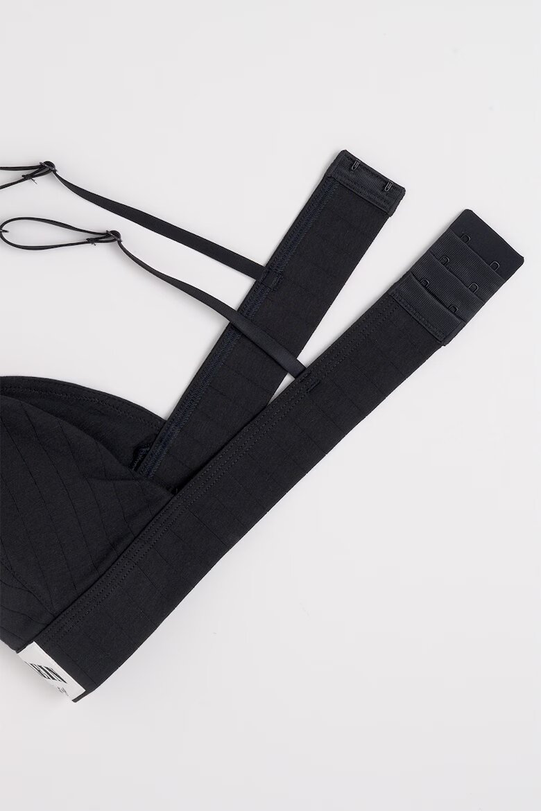 CALVIN KLEIN Триъгълен сутиен с подплънки Черен