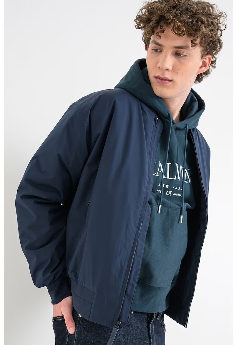 CALVIN KLEIN Яке бомбър с качулка