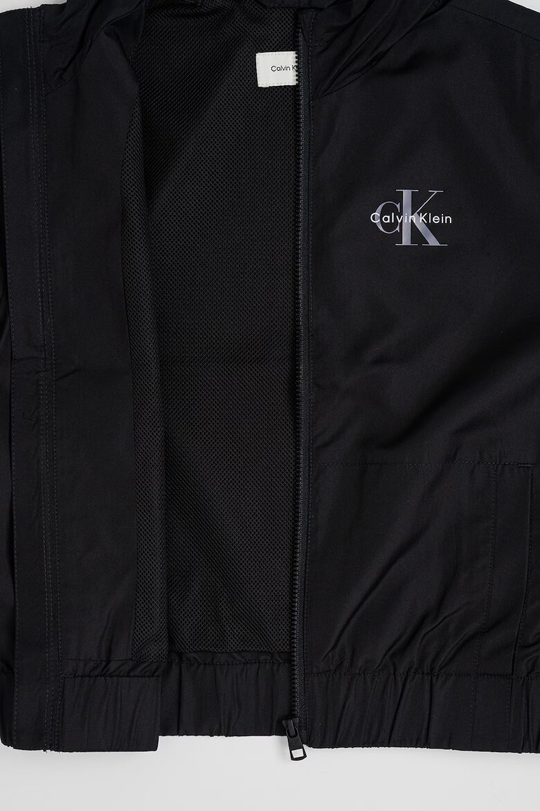 CALVIN KLEIN Яке с еластични подгъви Черен