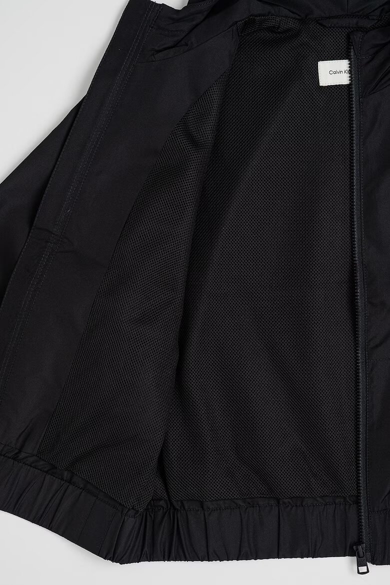 CALVIN KLEIN Яке с еластични подгъви Черен