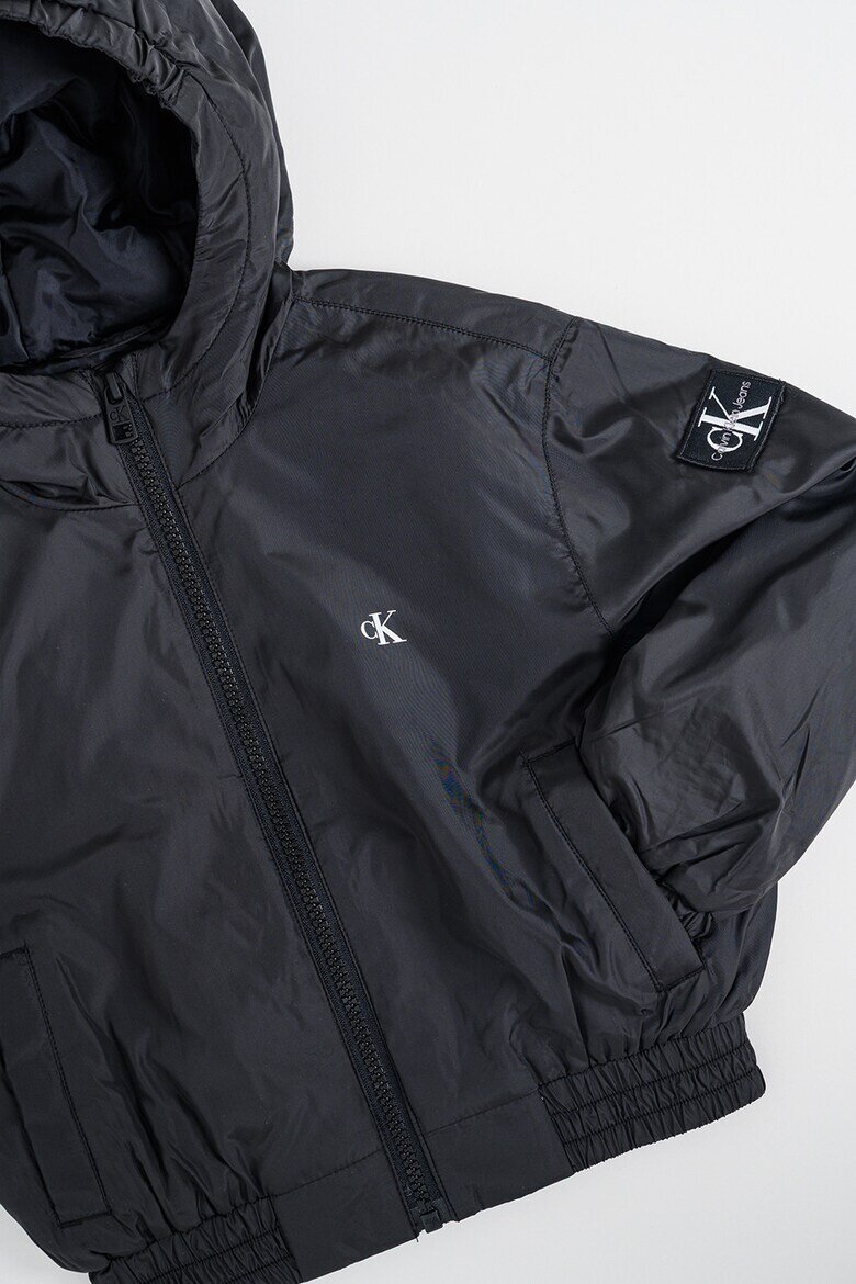 CALVIN KLEIN Яке с лого Черен