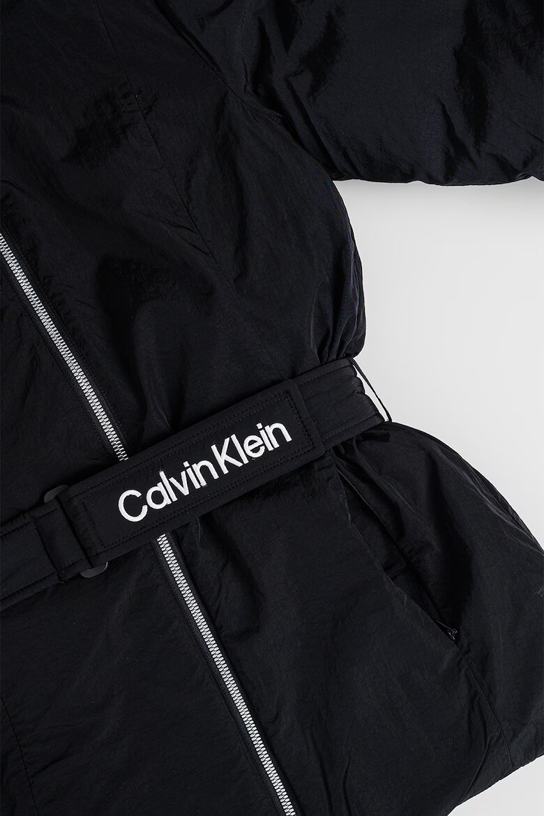 CALVIN KLEIN Зимна парка с вата и качулка Черен