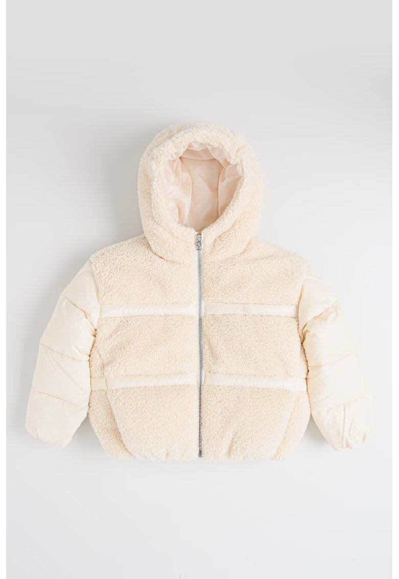 CALVIN KLEIN Зимно яке с плюшени панели